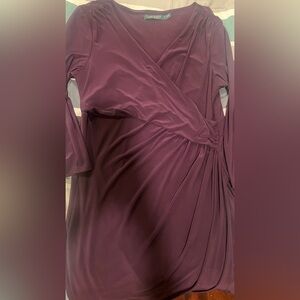 Ralph Lauren Deep Purple Long Sleeve Dress